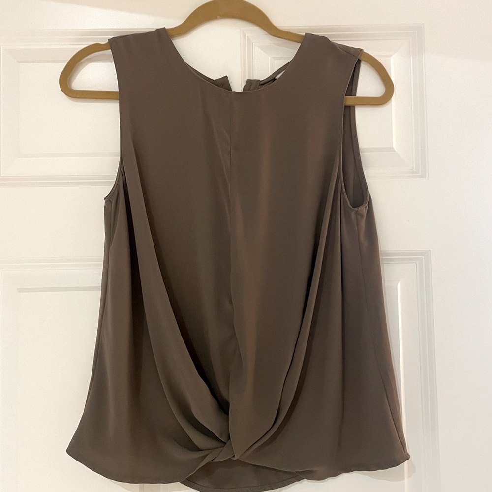 Olive green blouse versatile styling!